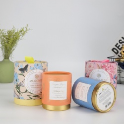 Luxury Paper Canister For Perfume Candles